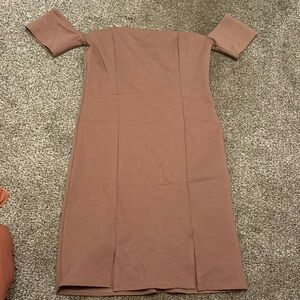 Short off shoulder boutique dress